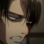 levi bleeding scene from attack on titan