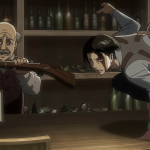 levi and kenny bar fight in attack on titan