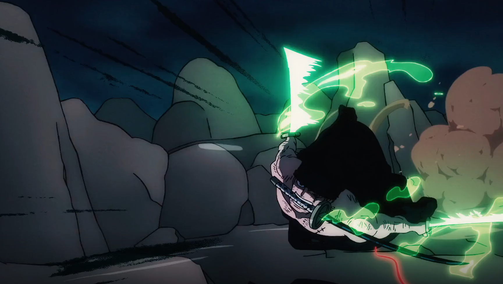zoro while fighting kaido