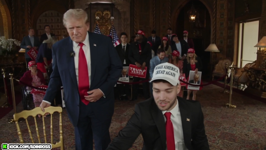 Donald Trump and Adin Ross Livestream: Key Highlights and Surprising Moments 1 Donald Trump made his entrance to the tune of 50 Cent’s "Many Men."