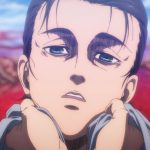 eren getting beaten up by armin in attack on titan