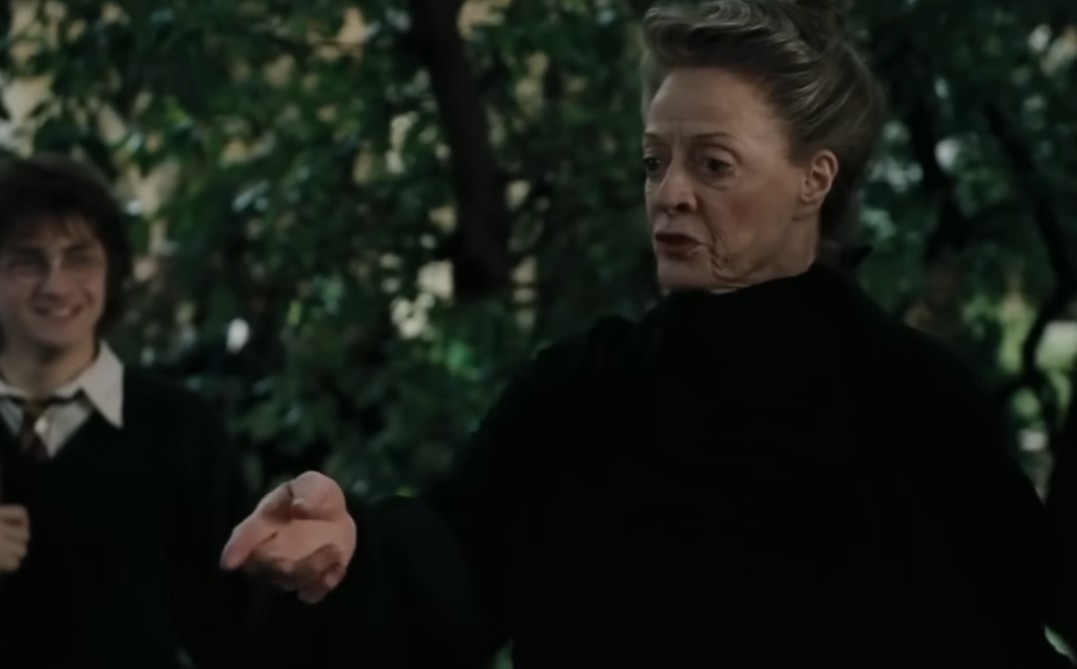 Maggie Smith in harry potter movie