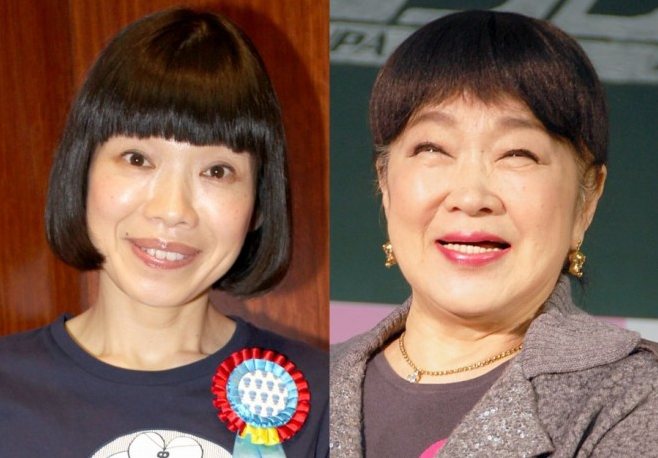 Current 'Doraemon' Voice Actor Wasabi Mizuta Honors Predecessor Nobuyo Oyama 1 Doraemon, (From left) Wasabi Mizuta, Nobuyo Oyama (C) ORICON NewS inc.