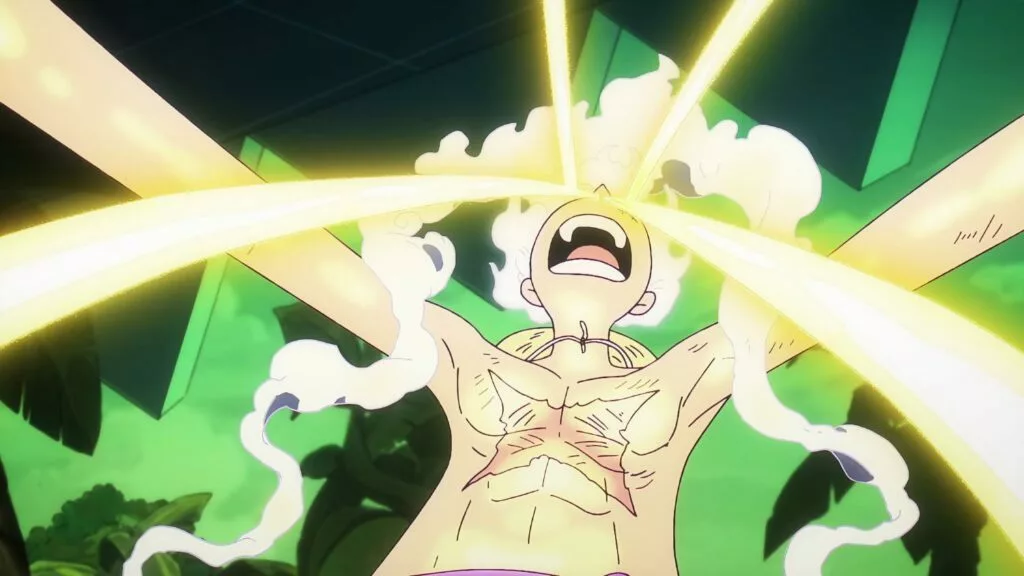 luffy cover his eyes from kizaru attacks