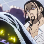 One Piece: Zoro’s Two Main Blade Hits on Lucci’s Leg, a Moment of Power and Frustration 7 one piece: lucci blocking zoro attack with no expression on his face