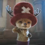 chopper rubbing his head in one piece live action: tony chopper