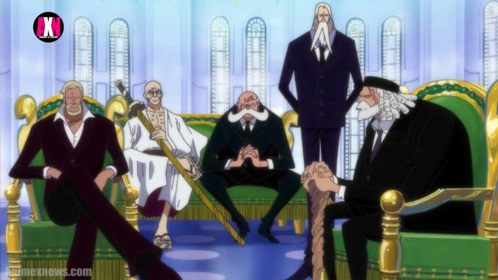 One Piece: One Of The Five Elders Might Be Plotting To Kill Imu 1 one piece the five elders sitting together