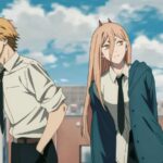 denji and power from chainsaw man anime