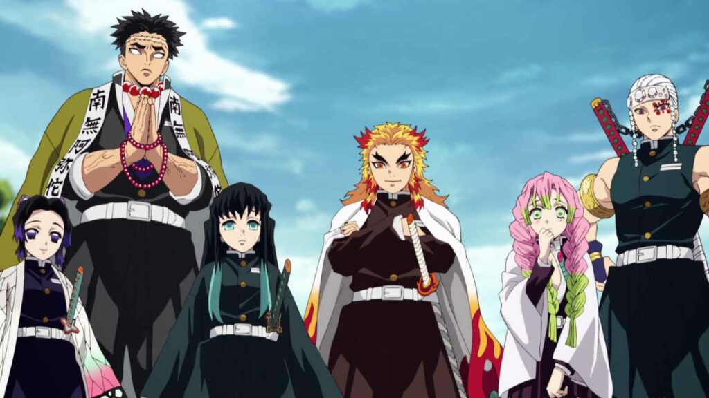 10 Anime to Watch Before Kagurabachi Makes It's Grand Entrance 19 hashira group in demon slayer