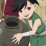 dororo showing the pot scene from dororo anime