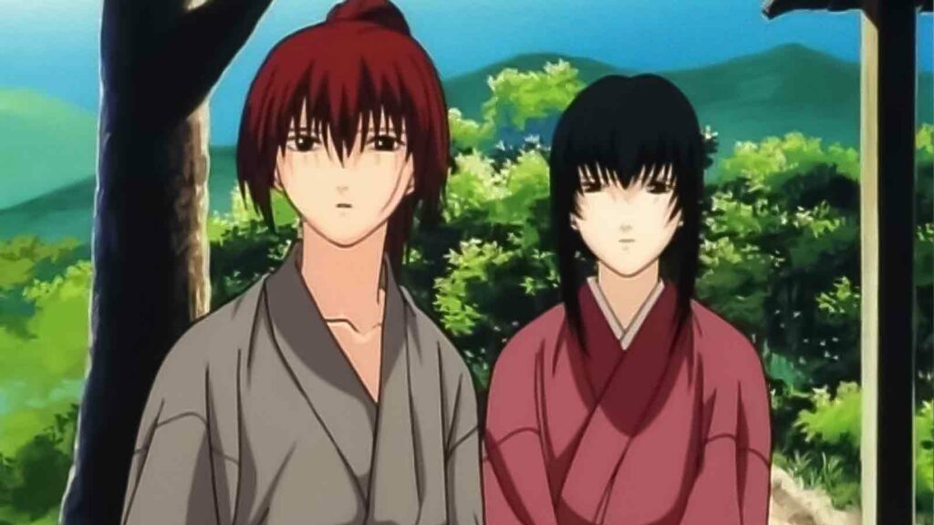 10 Anime to Watch Before Kagurabachi Makes It's Grand Entrance 120 tomoe yukishir and kenshin from rurouni kenshin trust and betrayal