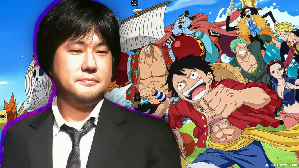eiichiro oda and strawhat crew from one piece
